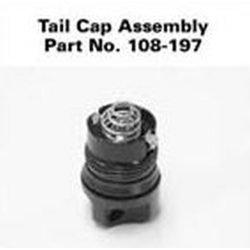 Maglite 2AAA MiniMag Tailcap Assembly 108-000-197, 108-197, Black
