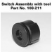 AA Mini Maglite Switch w/tool, 118-136