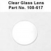 Maglite 2 AA Mini Clear Glass Lens 108-000-617, 108-617