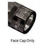 2 AA Mini Maglite PRO LED Replacement Face Cap, Black 255-000-001