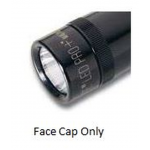 2 AA Mini Maglite PRO+ LED Replacement Face Cap, Black 255-000-008
