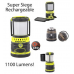 Streamlight Super Siege Rechargeable LED Lantern with USB Charging Port, 44945, Yellow