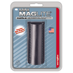 Maglite 2AA MiniMag Plain Leather Belt Holder, AM2A026