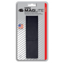 Maglite 2AA MiniMag Nylon Full Flap Belt Holster, AM2A056, Black