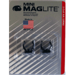 Maglite 2AA MiniMag Mounting Brackets, 2/pack, AM2A496