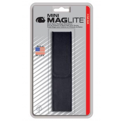 Maglite 2AAA MiniMag Nylon Full Flap Belt Holster, AM3A026, Black