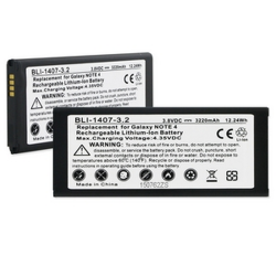 SAMSUNG GALAXY NOTE 4 3.8V 2750mAh LI-ION NFC Cell Phone Battery, BLI-1407-302