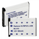 Olympus LI-40B 3.7v 660mah Li-Ion Digital Camera Battery, BLI-272