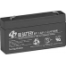 BB Battery, BP1.2-6T1, 6V 1.2Ah Sealed Lead Acid Battery