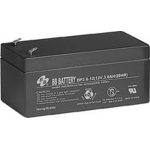 BB Battery, BP3.6-12T1, 12V 3.6 Ah Sealed Lead Acid Battery