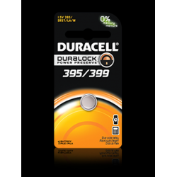 Duracell 395/399B Watch Battery (SR57, SR/TR927SW Replacement), D395-399PK