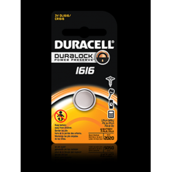 Duracell DL1616BPK 3V Lithium Coin Cell Battery CR1616