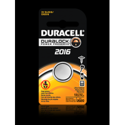 Duracell DL2016BPK 3V Lithium Coin Cell Battery