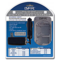All-in-One Compact Charger for Sony Batteries, DVU-SON1