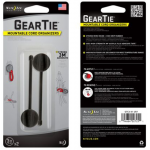 Nite Ize Gear Tie 3 inch Mountables Cord Organizer, Black, GTC3-01-2R7