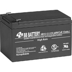 BB Battery, HR15-12T2, 12V 13Ah Sealed Lead Acid Battery