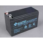 BB Battery, HR9-12B0, 12V 8Ah Sealed Lead Acid Battery