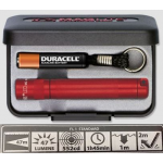 Maglite LED Solitaire Gift Box, J3A032, Red