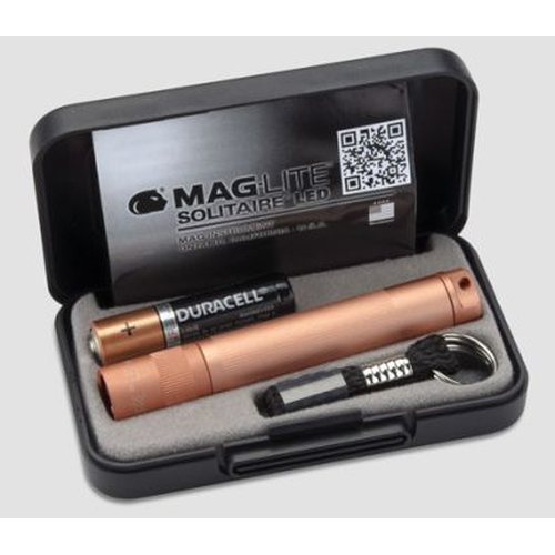 MagliteLEDSolitaire1AAAKeychainFlashlightRoseGold