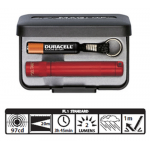 Maglite Incandescent Solitaire Gift Box, K3A032, Red