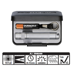 Maglite Incandescent Solitaire Gift Box, K3A092, Gray