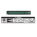 Maglite Incandescent Solitaire Flashlight, K3A396, Green
