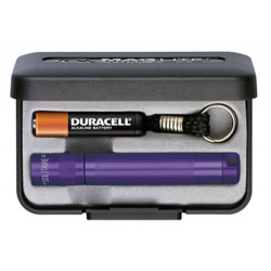 Maglite Incandescent Solitaire Gift Box, K3A982, *Purple