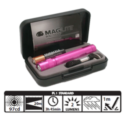 Maglite Incandescent Solitaire Gift Box, K3AKY2, Pink