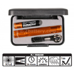 Maglite Incandescent Solitaire Gift Box, K3ALD2, Amber