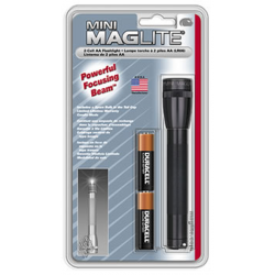 Maglite 2AA MiniMag Flashlight, M2A016, Black