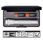 Maglite 2AA MiniMag Gift Box, M2A10L, Silver