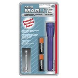 Maglite 2AA MiniMag Flashlight, M2A986, *Purple