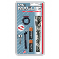 Maglite 2AA MiniMag Flashlight Combo Pack, M2AMRC, DM Camo