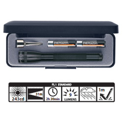 Maglite 2AAA MiniMag Gift Box, M3A012, Black