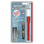 Maglite 2AAA MiniMag Flashlight, M3A036, Red
