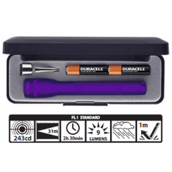 Maglite 2AAA MiniMag Gift Box, M3A982, *Purple