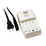 Powerex MH-C204W 1-Hour Worldwide Travel Conditioning Charger for AA / AAA NiMH Batteries, MH-C204W
