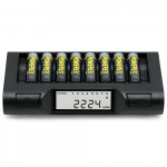 Powerex MH-C980 Turbo Charger-Analyzer for 8 AA/AAA Batteries, MH-C980