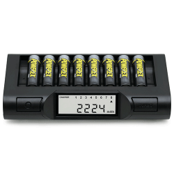 Powerex MH-C980 Turbo Charger-Analyzer for 8 AA/AAA Batteries, MH-C980