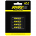 MAHA PowerEx Precharged AAA 1.2V 1000mAh Rechargeable Batteries, 4/pack, MHRAAAP4