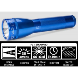 Maglite ML25IT Xenon 2C Flashlight, ML25IT-2116, Blue