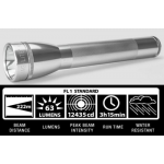 Maglite ML25IT Xenon 3C Flashlight, ML25IT-3106, Silver