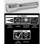 Maglite ML25LT 2C LED Flashlight, ML25LT-S2105, Silver