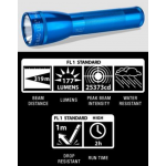 Maglite ML25LT 2C LED Flashlight, ML25LT-S2116, Blue