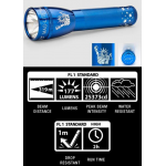 Maglite ML25LT 2C LED Flashlight, ML25LT-S2SQ6, Collectible Statue of Liberty, Blue