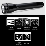 Maglite ML25LT 3C LED Flashlight, ML25LT-S3016, Black