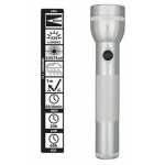 Maglite ML300L 2D LED Flashlight, ML300L-S2105, Silver