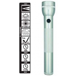 Maglite ML300L 3D LED Flashlight, ML300L-S3106, Silver