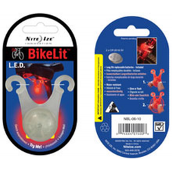 Nite Ize BikeLit, Bicycle Safety Light - Red, NBL-06-10