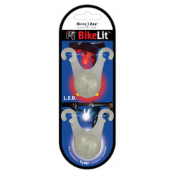 Nite Ize BikeLit Combo Bicycle Safety Light, Red & White NBL2-06-02-10